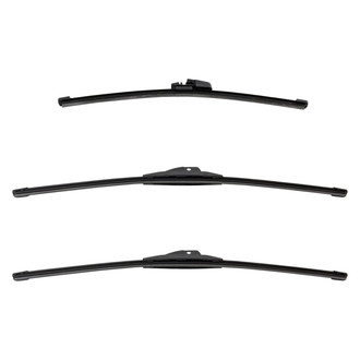 DIY Solutions® - Driver (22"), Passenger Side (22") and Rear (11") Black Wiper Blade Set