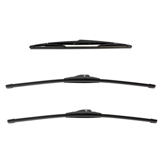 DIY Solutions® - Driver (22"), Passenger Side (22") and Rear (14") Black Wiper Blade Set