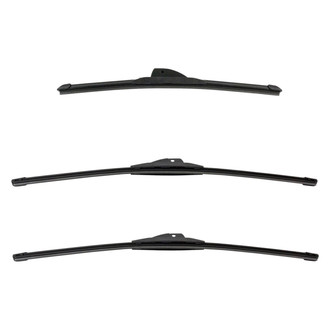 DIY Solutions® - Driver (22"), Passenger Side (22") and Rear (16") Black Wiper Blade Set