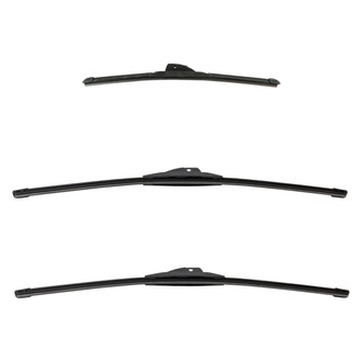 DIY Solutions® - Driver (22"), Passenger Side (22") and Rear (17") Black Wiper Blade Set