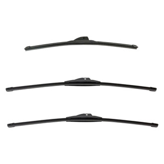 DIY Solutions® - Driver (22"), Passenger Side (22") and Rear (19") Black Wiper Blade Set
