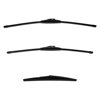DIY Solutions® - Driver (24"), Passenger Side (22") and Rear (12") Black Wiper Blade Set