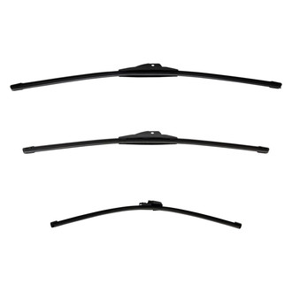 DIY Solutions® - Driver (24"), Passenger Side (22") and Rear (15") Black Wiper Blade Set