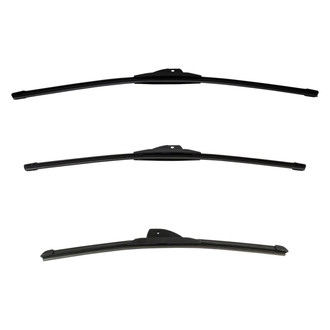 DIY Solutions® - Driver (24"), Passenger Side (22") and Rear (18") Black Wiper Blade Set