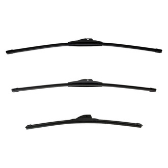 DIY Solutions® - Driver (24"), Passenger Side (22") and Rear (19") Black Wiper Blade Set