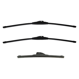 DIY Solutions® - Driver (24"), Passenger Side (24") and Rear (13") Black Wiper Blade Set