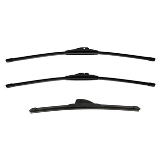 DIY Solutions® - Driver (24"), Passenger Side (24") and Rear (15") Black Wiper Blade Set
