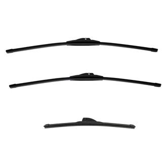 DIY Solutions® - Driver (24"), Passenger Side (24") and Rear (16") Black Wiper Blade Set