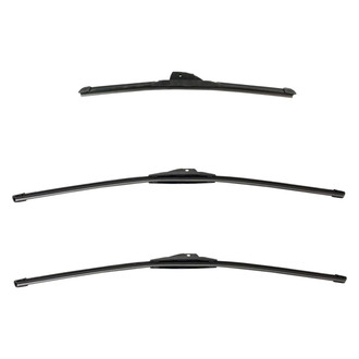 DIY Solutions® - Driver (26"), Passenger Side (26") and Rear (17") Black Wiper Blade Set