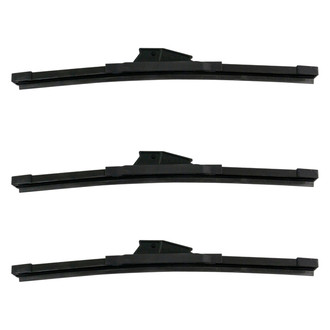 DIY Solutions® - Driver (13"), Passenger Side (13") and Rear (13") Black Wiper Blade Set