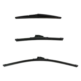 DIY Solutions® - Driver (24"), Passenger Side (13") and Rear (12") Black Wiper Blade Set