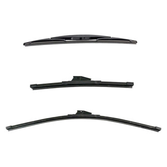DIY Solutions® - Driver (24"), Passenger Side (13") and Rear (14") Black Wiper Blade Set