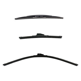 DIY Solutions® - Driver (28"), Passenger Side (13") and Rear (14") Black Wiper Blade Set