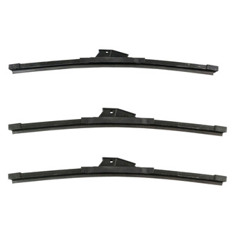 DIY Solutions® - Driver (15"), Passenger Side (15") and Rear (16") Black Wiper Blade Set