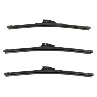 DIY Solutions® - Driver (16"), Passenger Side (16") and Rear (15") Black Wiper Blade Set