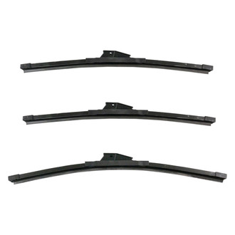 DIY Solutions® - Driver (16"), Passenger Side (16") and Rear (17") Black Wiper Blade Set