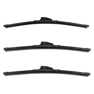 DIY Solutions® - Driver (16"), Passenger Side (16") and Rear (16") Black Wiper Blade Set