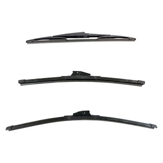 DIY Solutions® - Driver (22"), Passenger Side (16") and Rear (14") Black Wiper Blade Set
