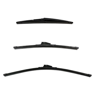 DIY Solutions® - Driver (24"), Passenger Side (16") and Rear (12") Black Wiper Blade Set