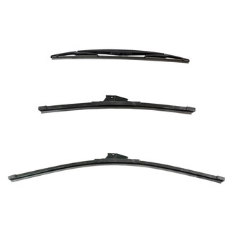 DIY Solutions® - Driver (24"), Passenger Side (16") and Rear (16") Black Wiper Blade Set