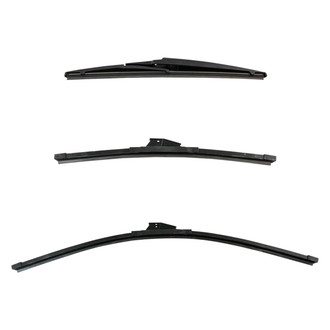 DIY Solutions® - Driver (26"), Passenger Side (16") and Rear (12") Black Wiper Blade Set