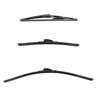 DIY Solutions® - Driver (26"), Passenger Side (16") and Rear (12") Black Wiper Blade Set