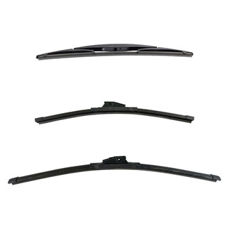 DIY Solutions® - Driver (22"), Passenger Side (17") and Rear (14") Black Wiper Blade Set