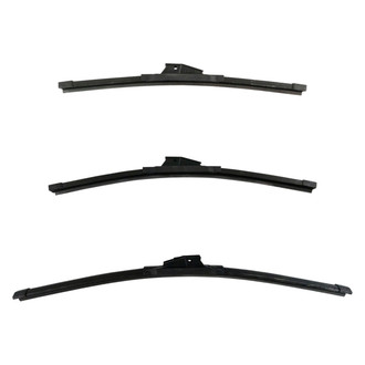 DIY Solutions® - Driver (22"), Passenger Side (17") and Rear (15") Black Wiper Blade Set