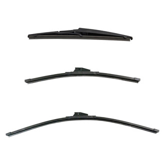 DIY Solutions® - Driver (26"), Passenger Side (17") and Rear (11") Black Wiper Blade Set