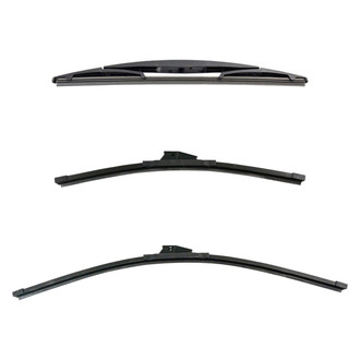 DIY Solutions® - Driver (26"), Passenger Side (17") and Rear (12") Black Wiper Blade Set