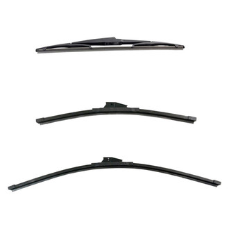 DIY Solutions® - Driver (26"), Passenger Side (17") and Rear (14") Black Wiper Blade Set