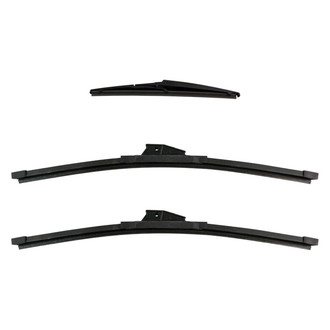 DIY Solutions® - Driver (18"), Passenger Side (18") and Rear (11") Black Wiper Blade Set