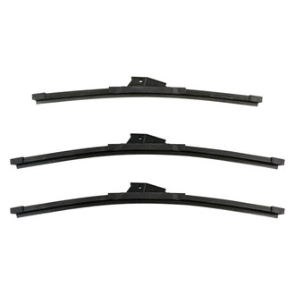 DIY Solutions® - Driver (18"), Passenger Side (18") and Rear (15") Black Wiper Blade Set