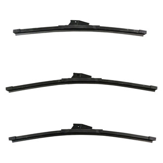 DIY Solutions® - Driver (19"), Passenger Side (18") and Rear (16") Black Wiper Blade Set