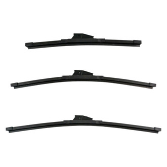 DIY Solutions® - Driver (20"), Passenger Side (18") and Rear (13") Black Wiper Blade Set