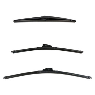 DIY Solutions® - Driver (22"), Passenger Side (18") and Rear (12") Black Wiper Blade Set