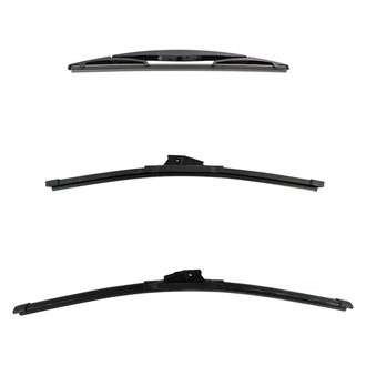 DIY Solutions® - Driver (22"), Passenger Side (18") and Rear (12") Black Wiper Blade Set