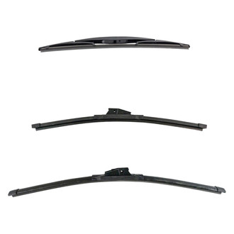 DIY Solutions® - Driver (22"), Passenger Side (18") and Rear (14") Black Wiper Blade Set