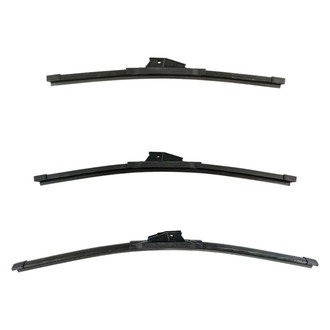 DIY Solutions® - Driver (22"), Passenger Side (18") and Rear (15") Black Wiper Blade Set