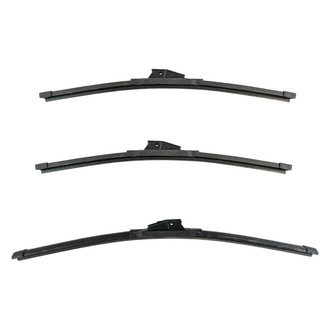 DIY Solutions® - Driver (22"), Passenger Side (18") and Rear (18") Black Wiper Blade Set