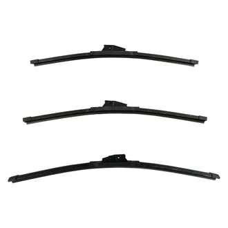 DIY Solutions® - Driver (22"), Passenger Side (18") and Rear (19") Black Wiper Blade Set