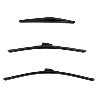 DIY Solutions® - Driver (24"), Passenger Side (18") and Rear (11") Black Wiper Blade Set