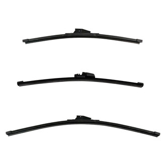 DIY Solutions® - Driver (24"), Passenger Side (18") and Rear (11") Black Wiper Blade Set