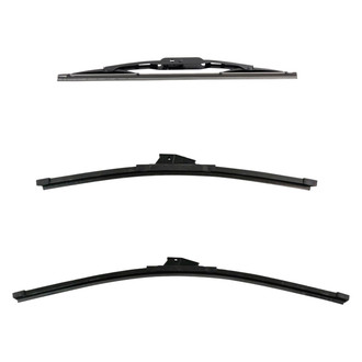 DIY Solutions® - Driver (24"), Passenger Side (18") and Rear (13") Black Wiper Blade Set