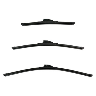DIY Solutions® - Driver (24"), Passenger Side (18") and Rear (13") Black Wiper Blade Set