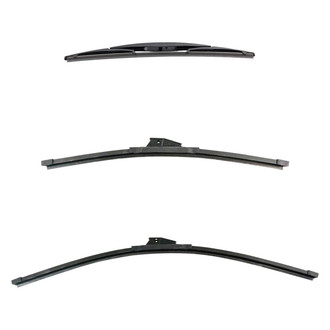DIY Solutions® - Driver (26"), Passenger Side (18") and Rear (14") Black Wiper Blade Set