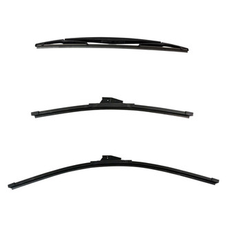 DIY Solutions® - Driver (26"), Passenger Side (18") and Rear (16") Black Wiper Blade Set