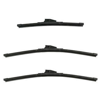 DIY Solutions® - Driver (19"), Passenger Side (19") and Rear (13") Black Wiper Blade Set