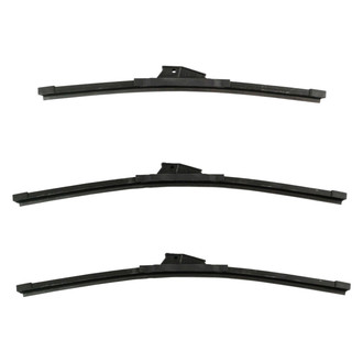 DIY Solutions® - Driver (19"), Passenger Side (19") and Rear (15") Black Wiper Blade Set