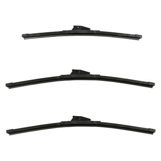 DIY Solutions® - Driver (19"), Passenger Side (19") and Rear (16") Black Wiper Blade Set